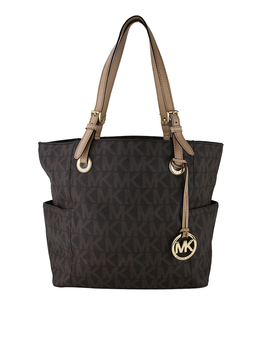 Bolsa Michael Kors Jet Set Signature Monograma - IKN7 Original