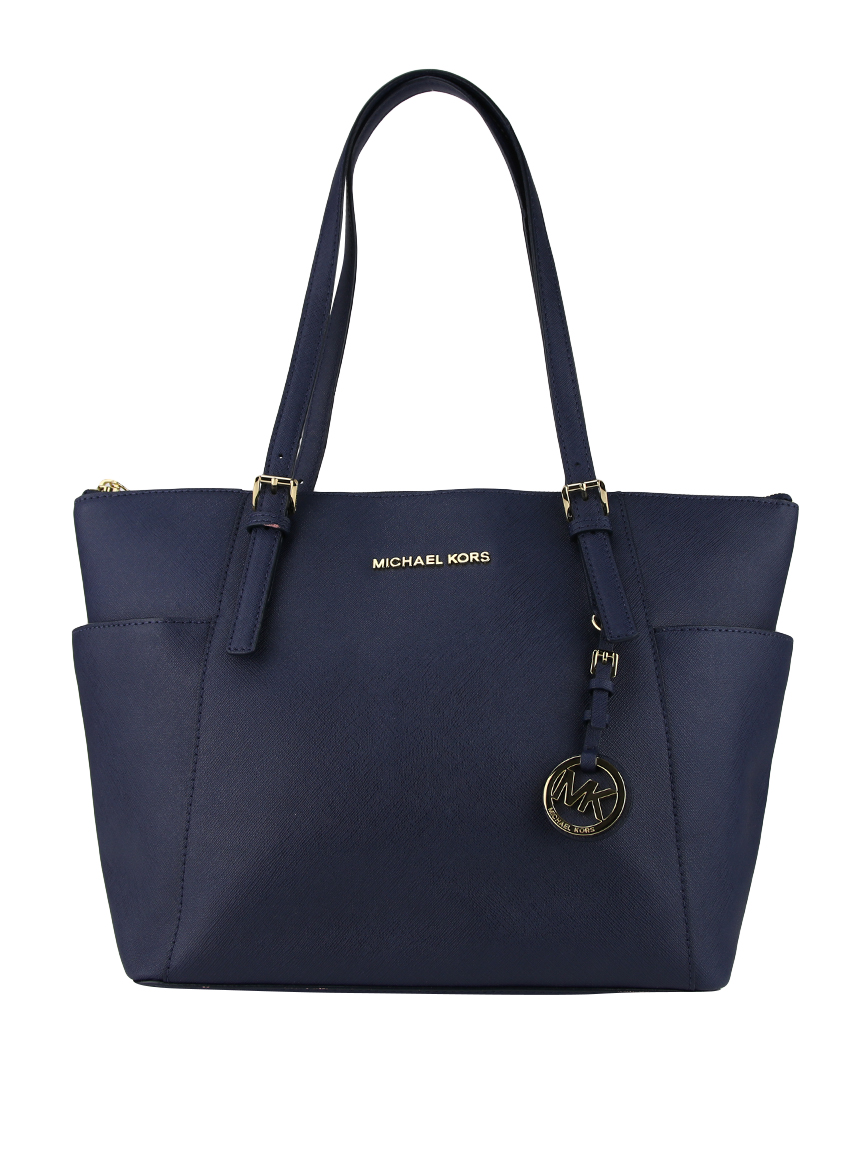 Bolsa Michael Kors Jet Set Top Zip Azul EGY24 Original
