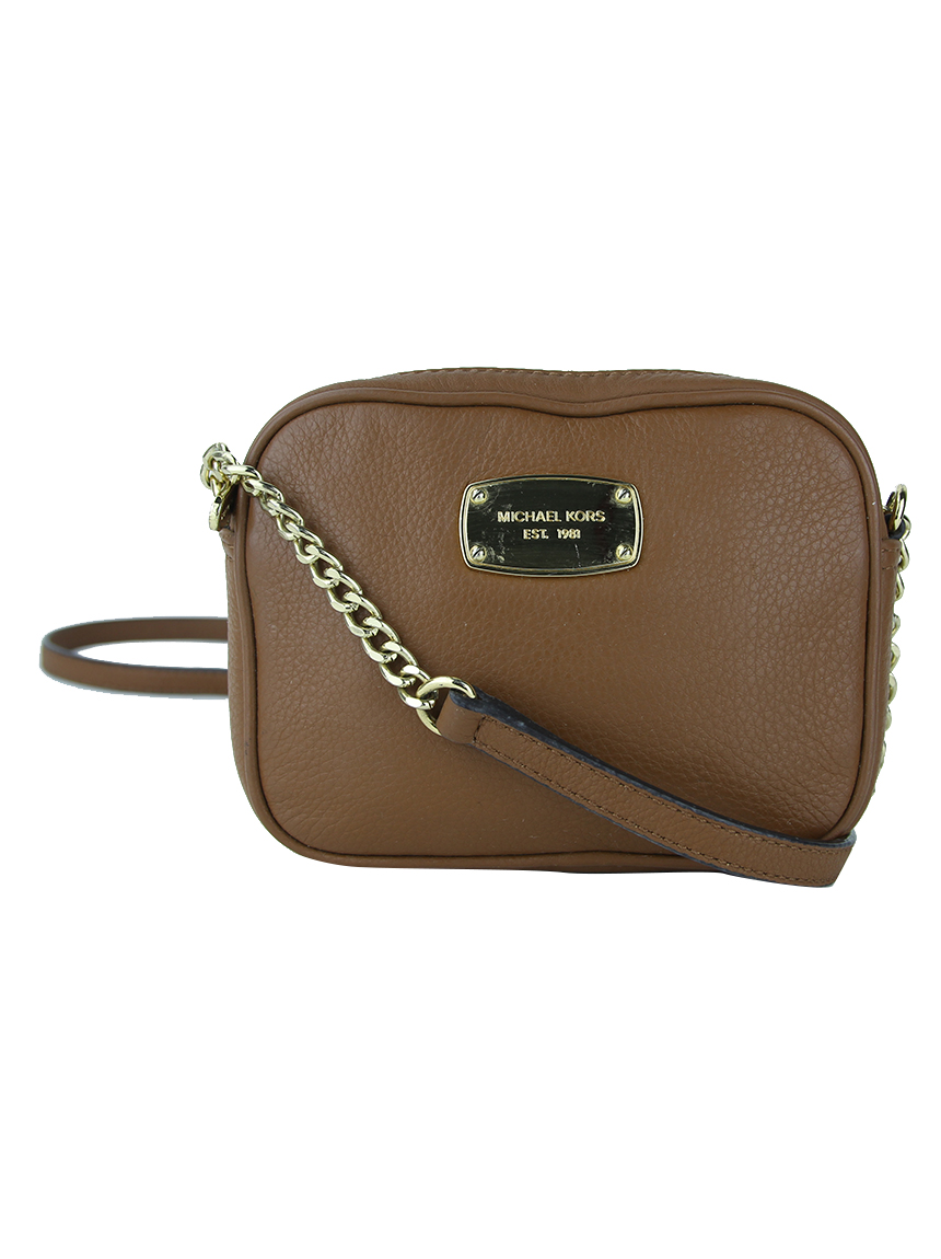 Bolsa Michael Kors Mini Jet Set Couro Caramelo - KAP12 Original