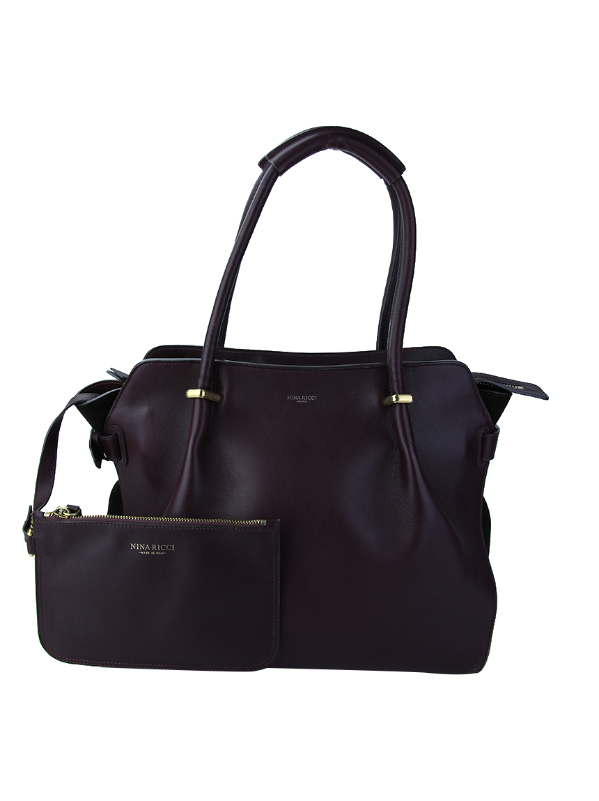 Marche Nina Ricci Clutch Bolsa Nina Ricci Le Marché Tote Vinho