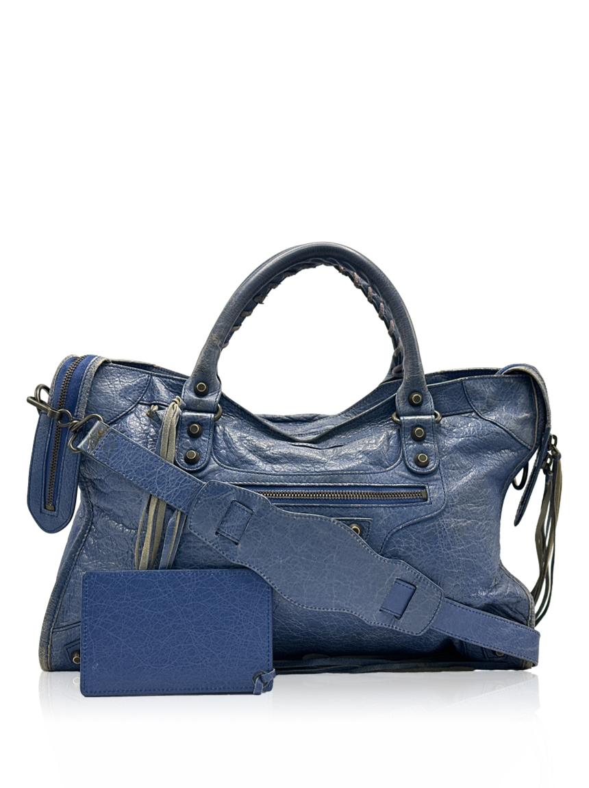 balenciaga balenciaga motorcycle city azul blue