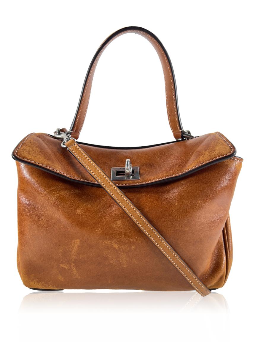 balenciaga balenciaga rodeo marrom brown mini