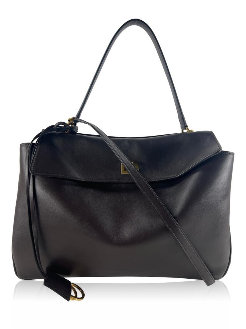 balenciaga balenciaga rodeo top handle marrom brown