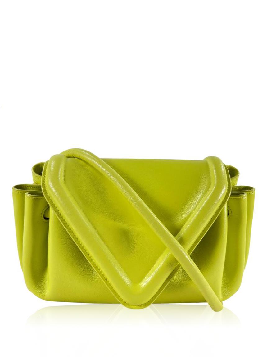 bottega veneta bottega veneta beak triangle verde green