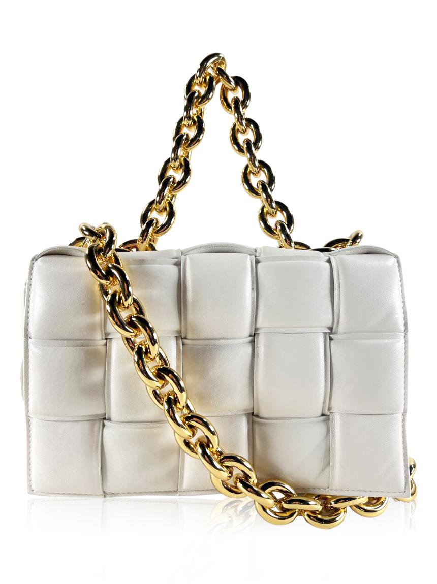 bottega veneta cassette white maxi