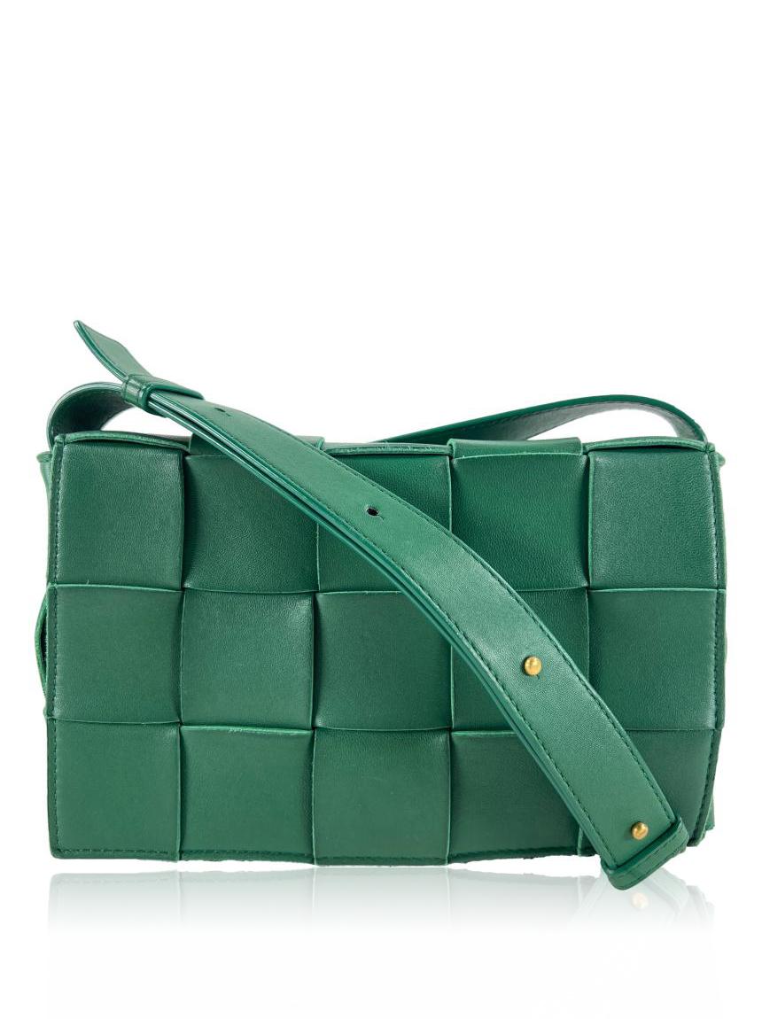 bottega veneta cassette green maxi