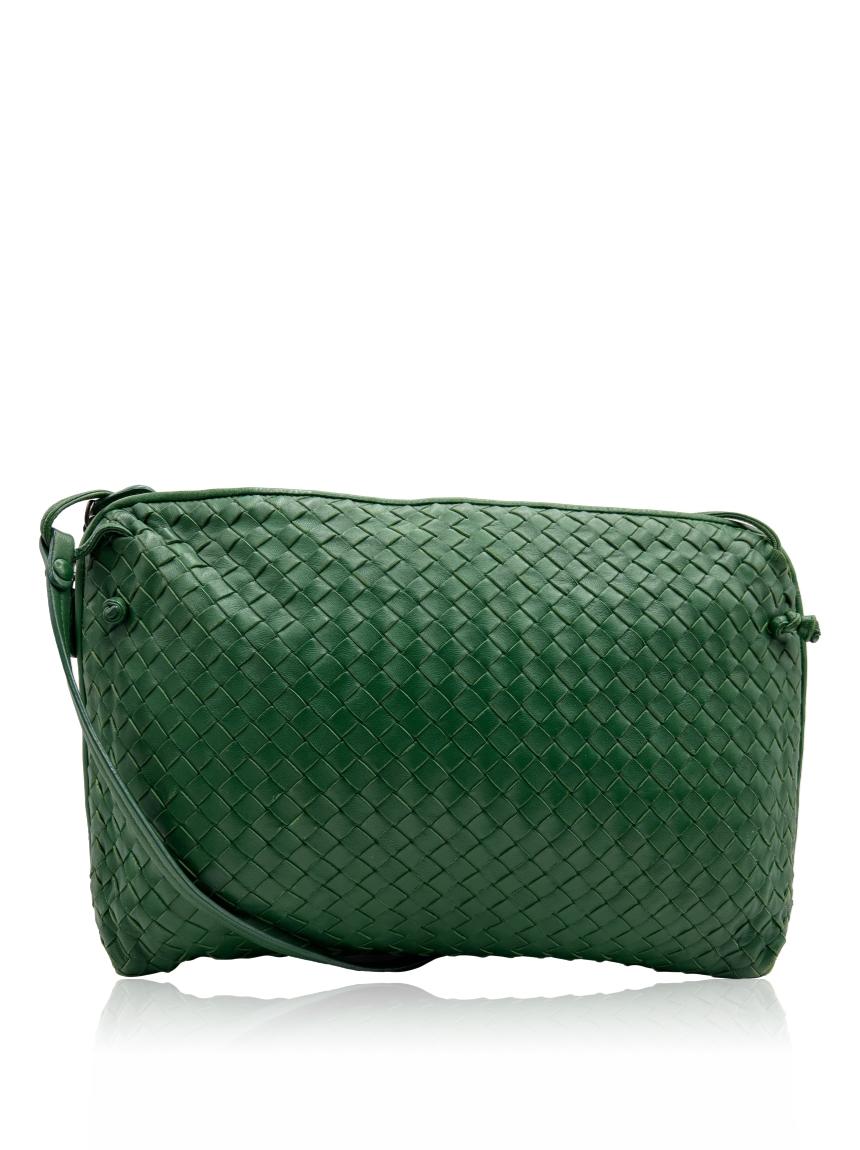 bottega veneta bottega veneta nodini intrecciato verde green