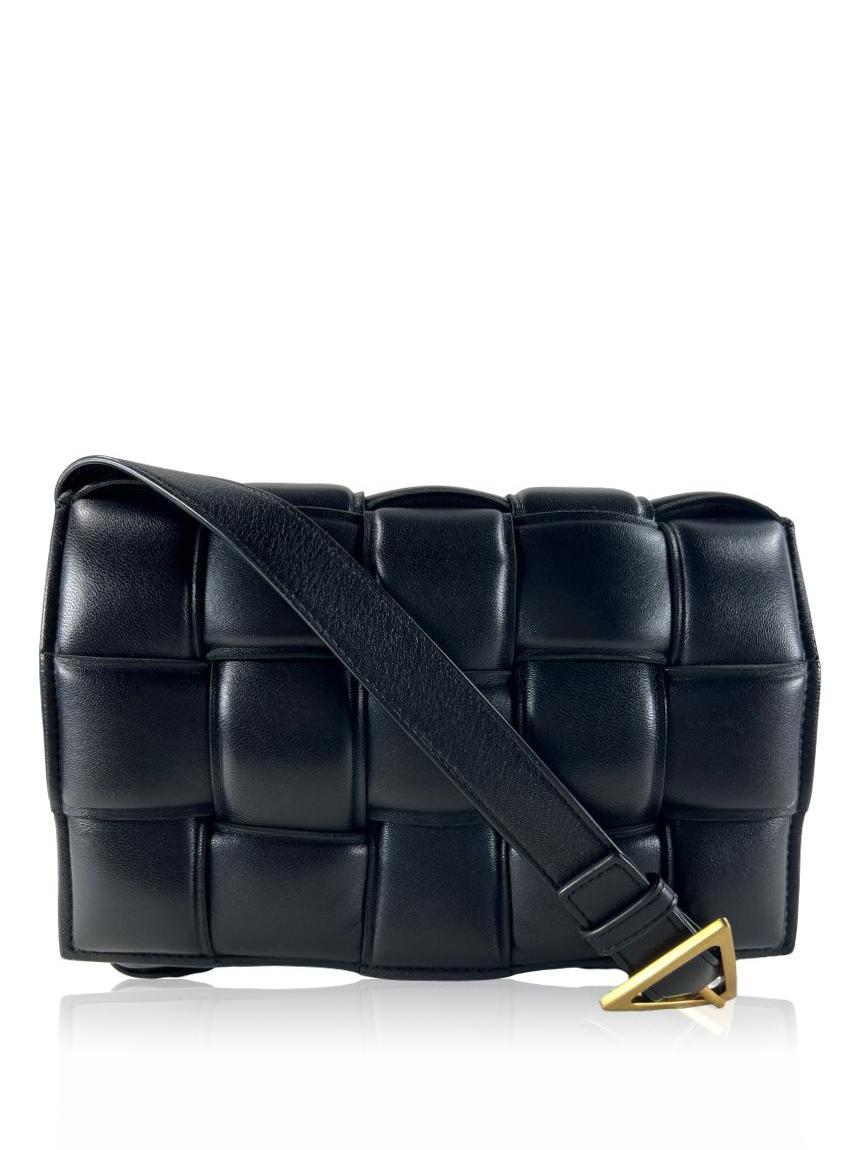 bottega veneta cassette black maxi