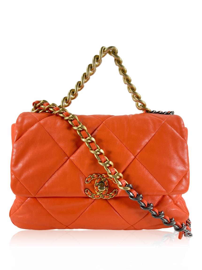 chanel chanel 19 laranja orange