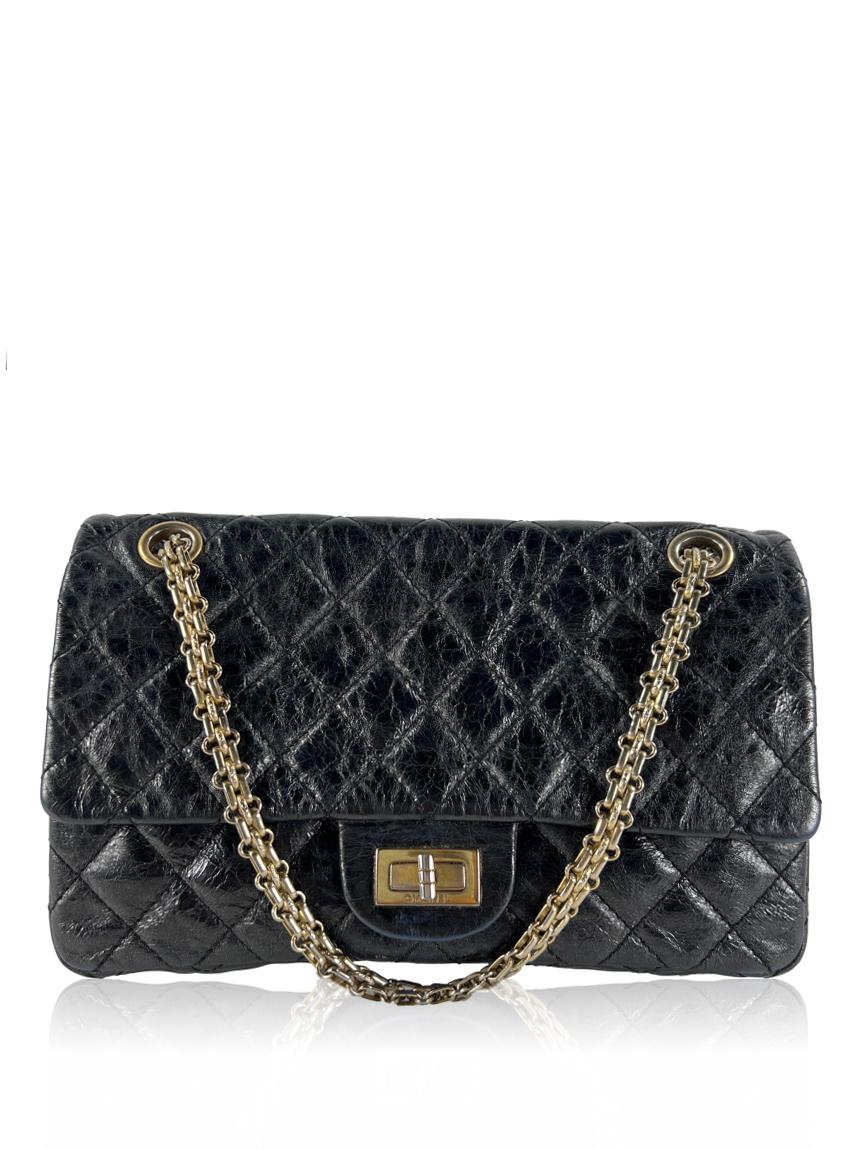 chanel reissue metallic