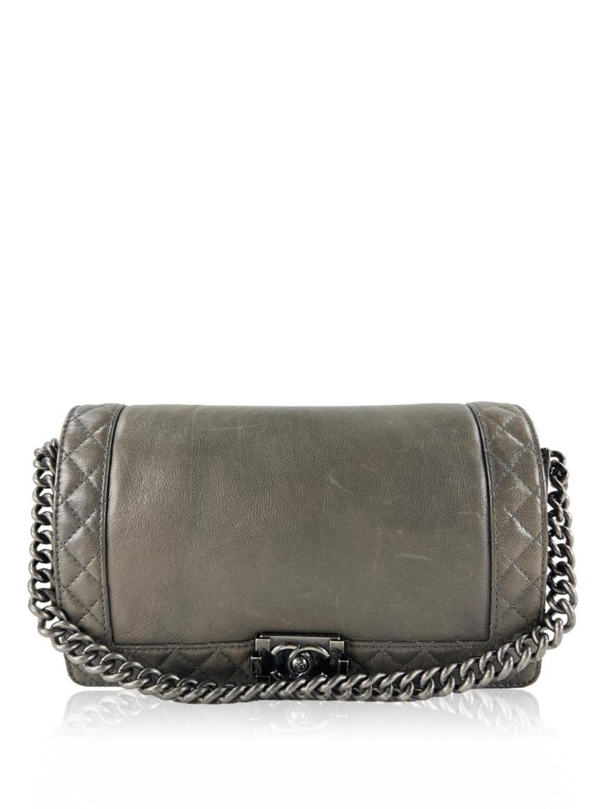 chanel boy gray