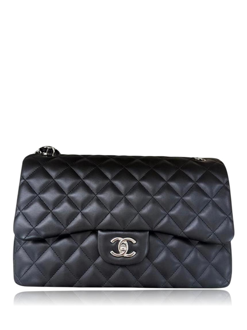 chanel classic flap black