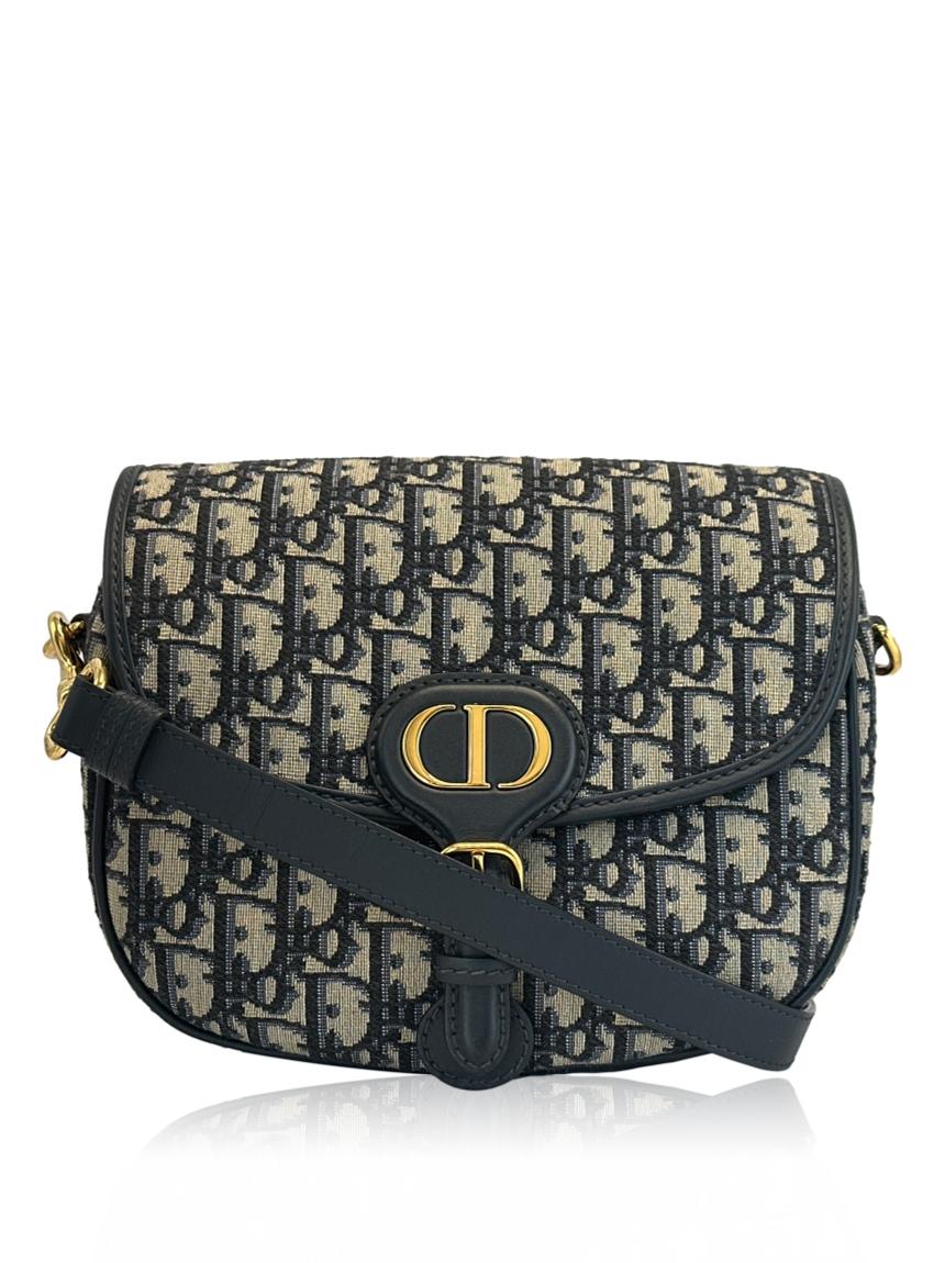 christian dior christian dior bobby oblique canvas azul blue