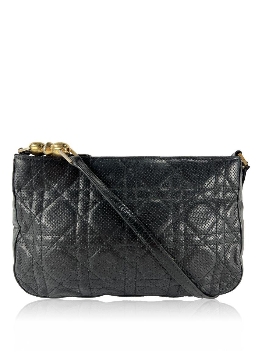 christian dior christian dior cannage vintage preta black