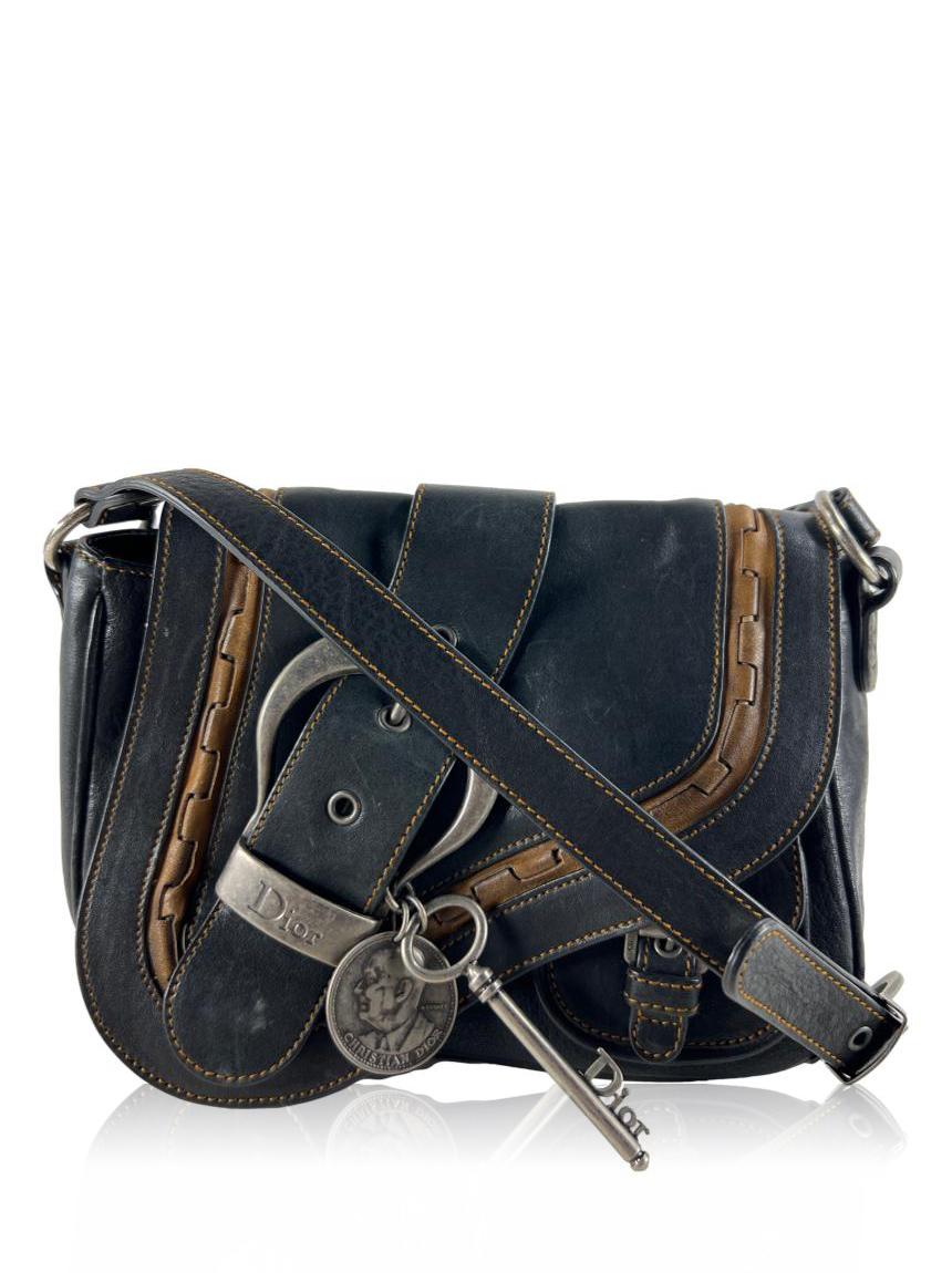 christian dior christian dior gaucho preta black mini