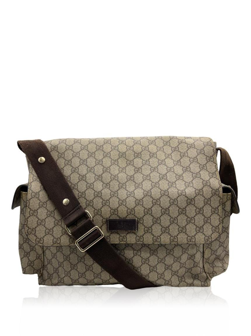 gucci gucci maternidade gg plus monogram marrom