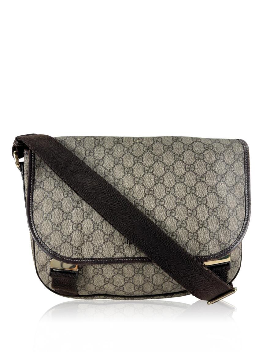 gucci gucci messenger gg canvas bege