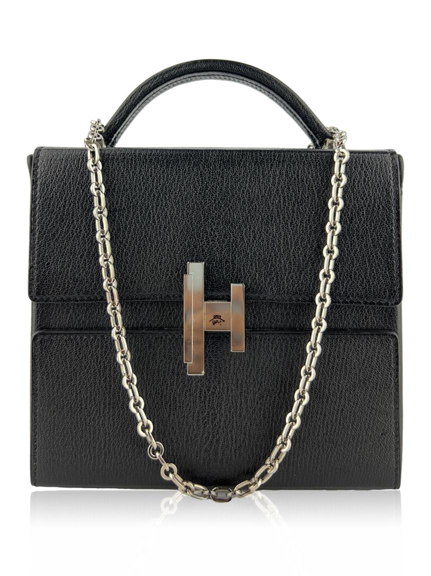 hermes hermes cinhetic boxy chevre preto black