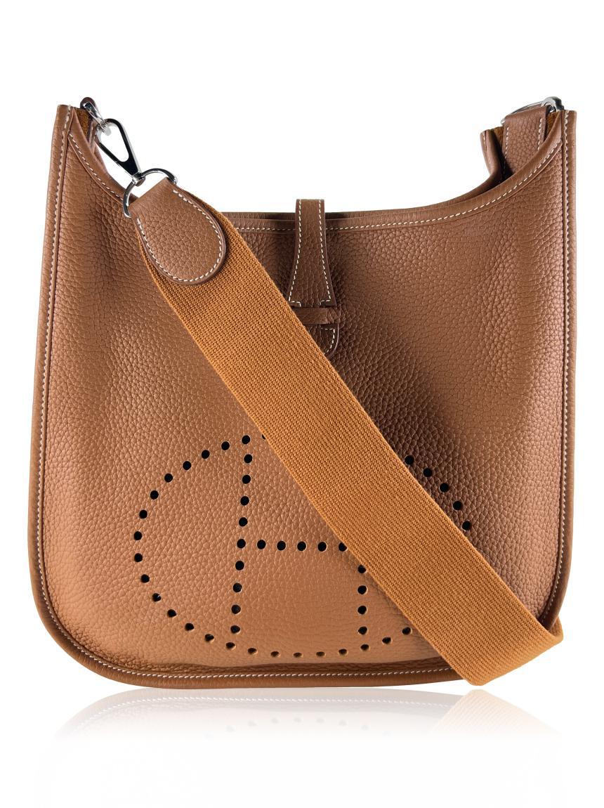 hermes evelyne silver small