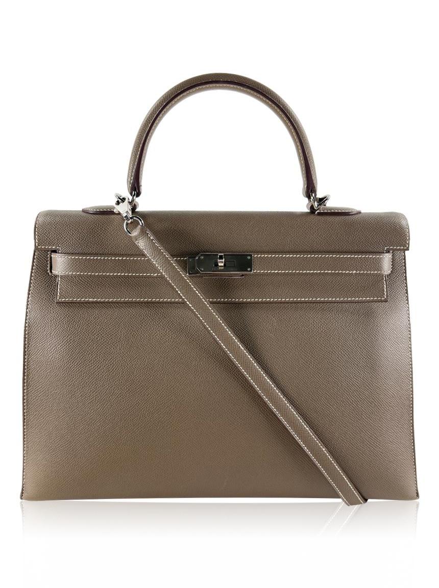 hermes kelly silver