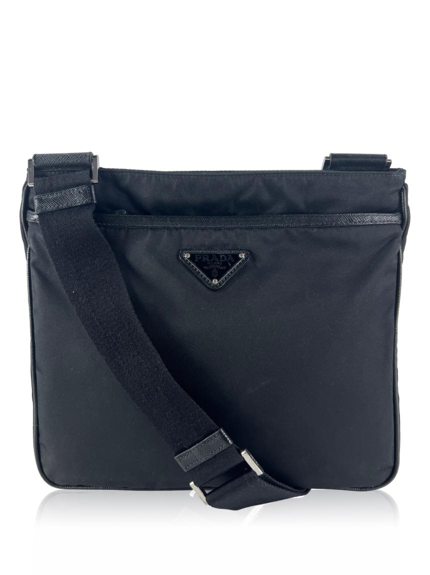 prada prada messenger re nylon preta black