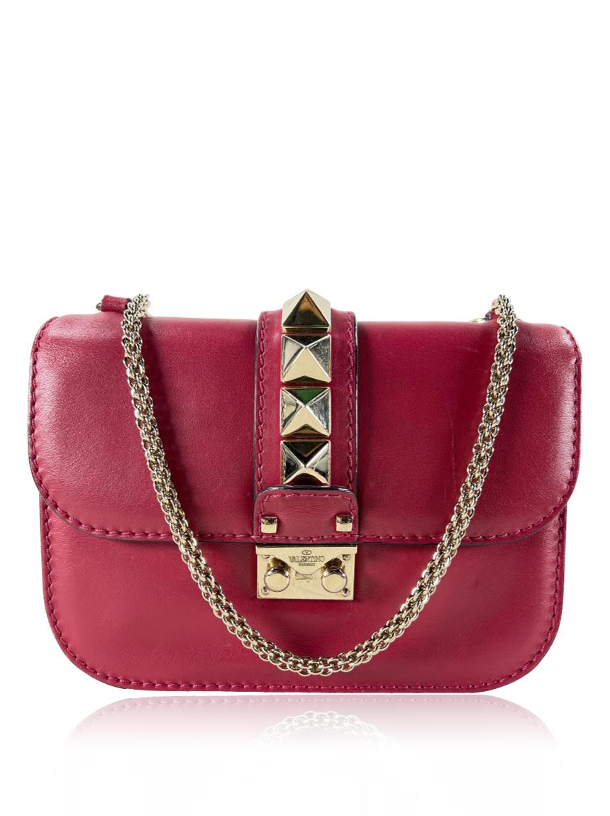 valentino valentino glam lock rockstud rosa pink