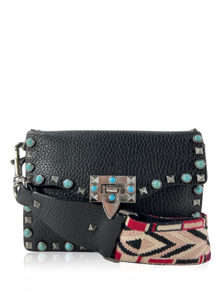 valentino valentino rolling rockstud preto black