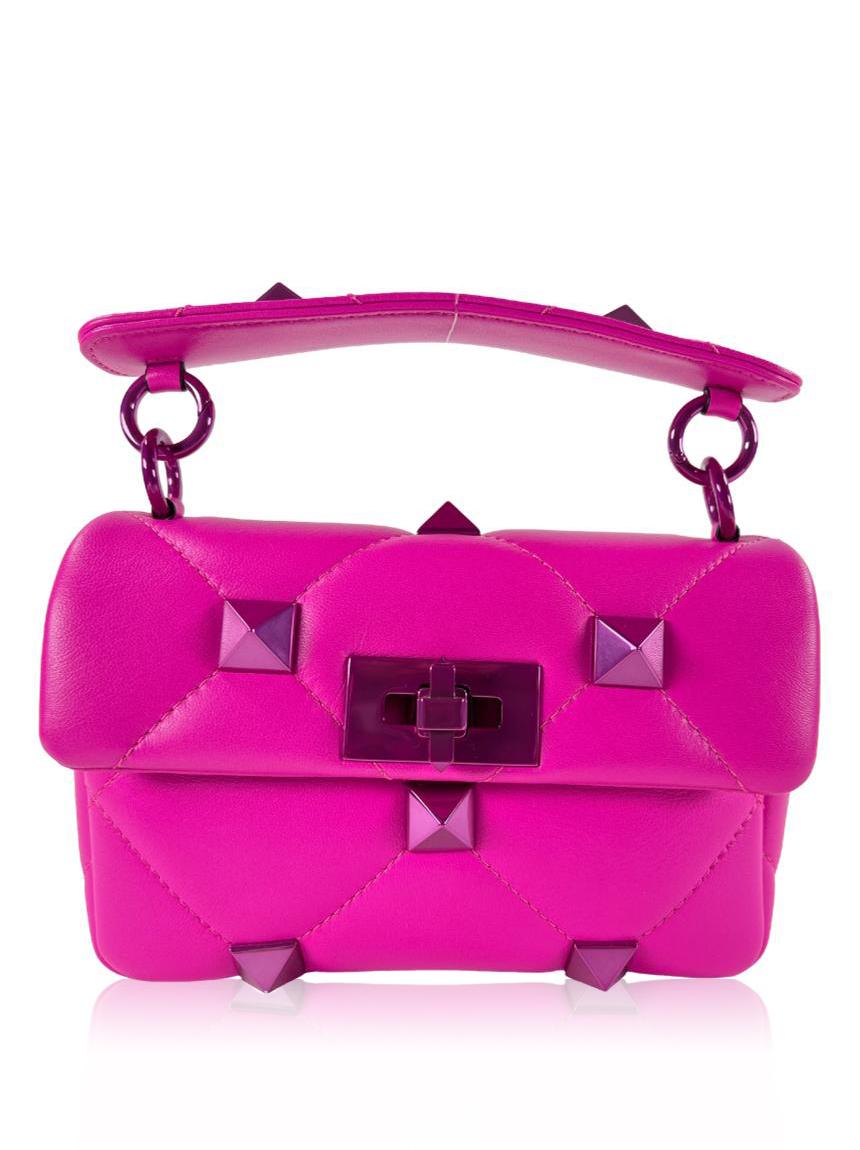 valentino valentino roman stud monochrome rosa pink
