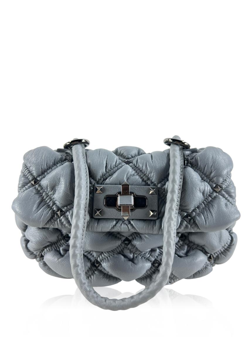 valentino valentino spikeme rockstud cinza gray