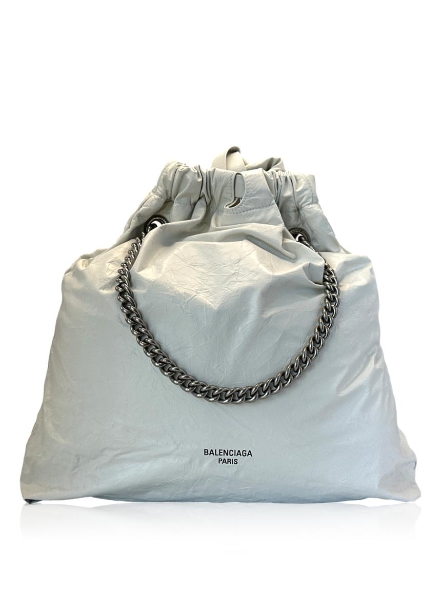 balenciaga balenciaga crush chain branco white