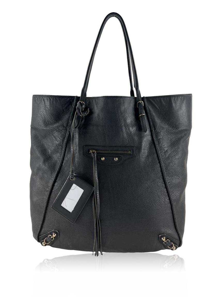 balenciaga balenciaga papier a5 veau preta black