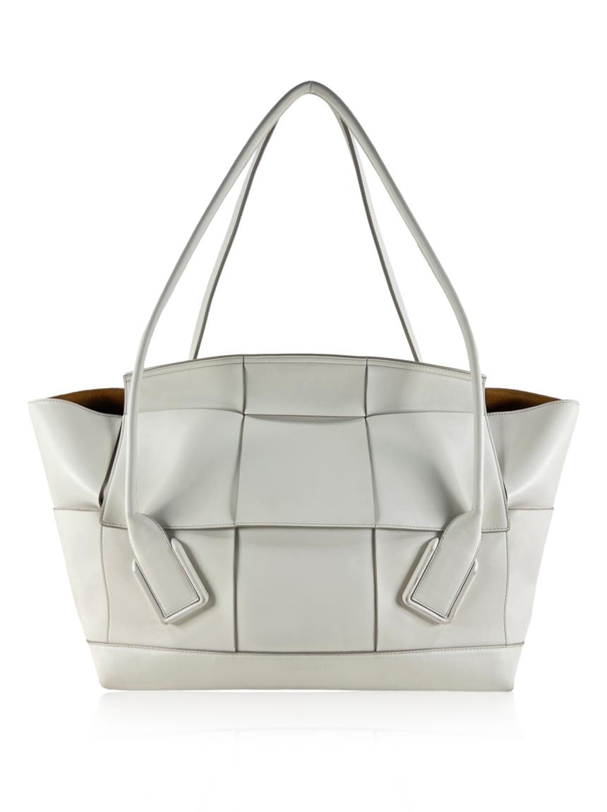 bottega veneta arco white maxi