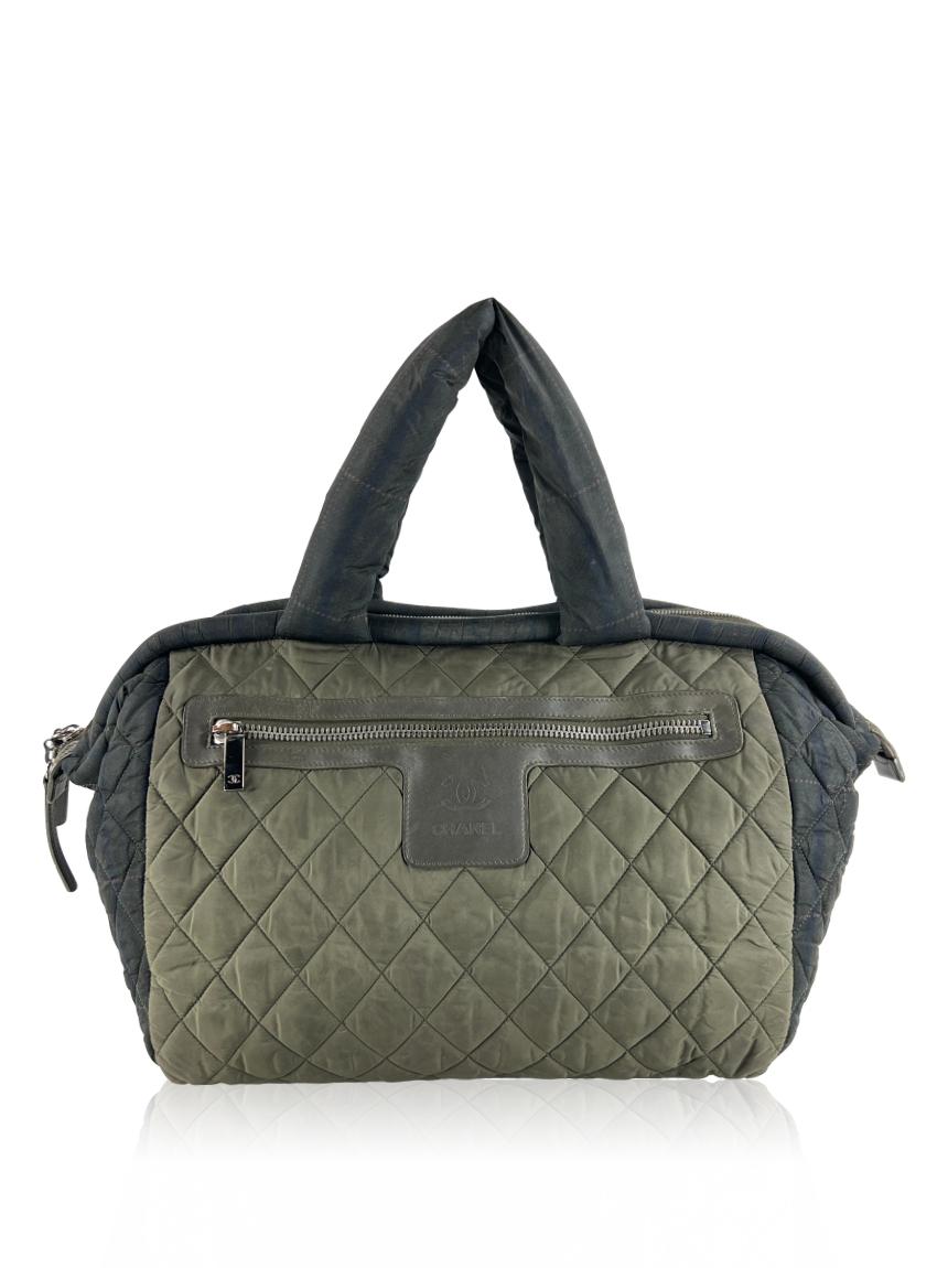 chanel chanel coco cocoon bowling verde green