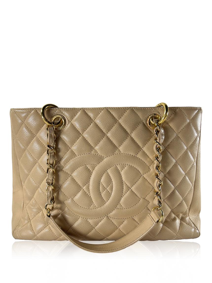 chanel grand shopping beige