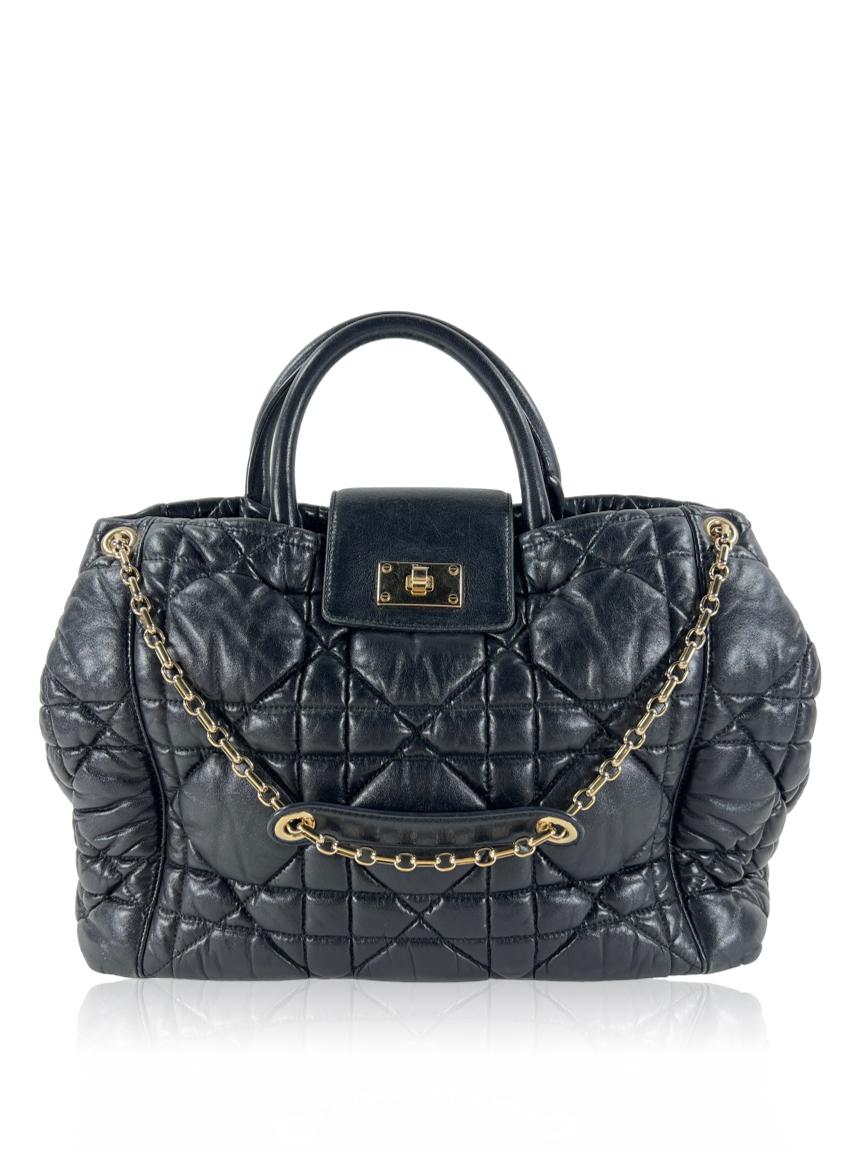 christian dior christian dior milly la foret cannage preta black