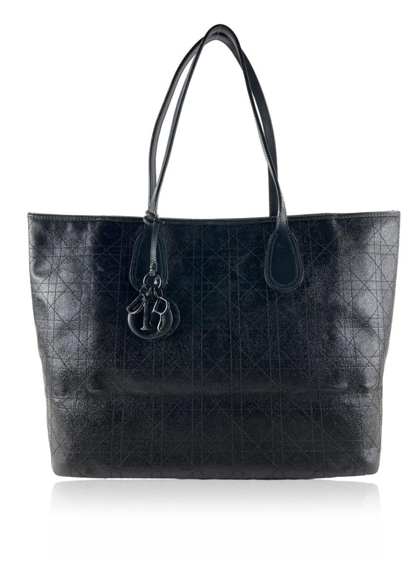 christian dior christian dior panarea cannage shopping preto black