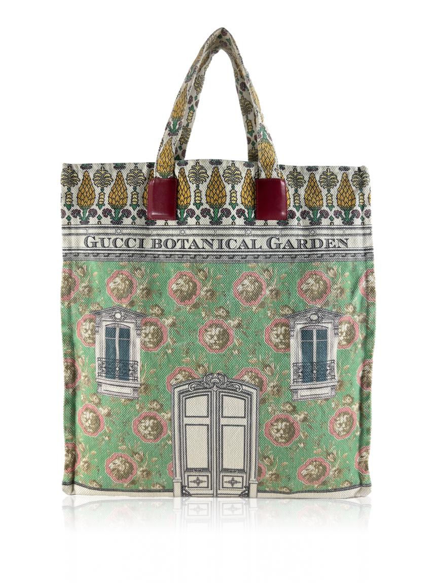 gucci gucci garden vertical canvas botanical