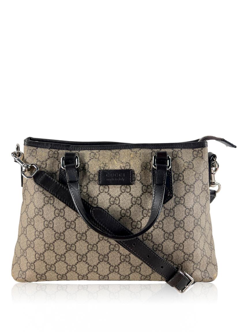 gucci gucci zippered gg supreme monograma
