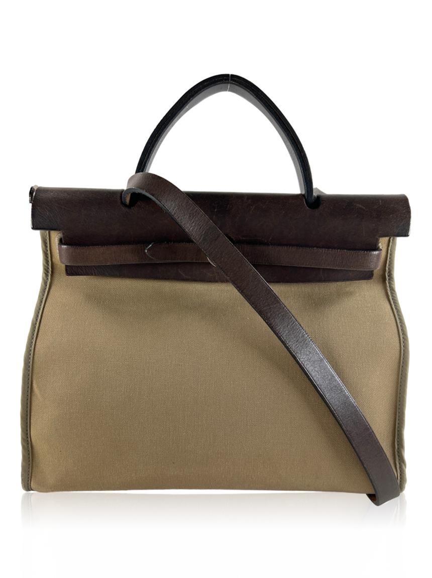 hermes hermes herbag zip 31 marrom brown