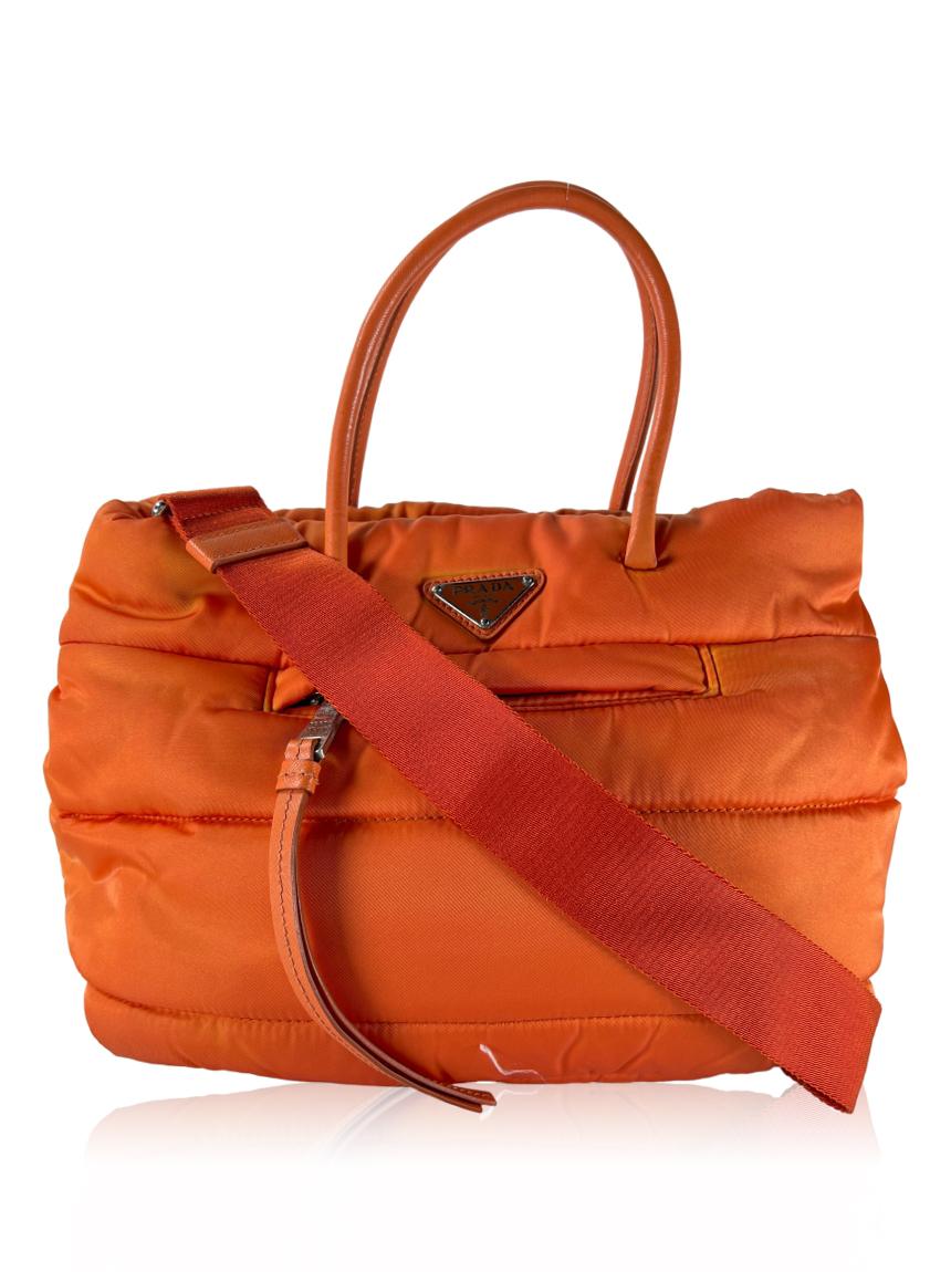 prada prada bomber laranja orange
