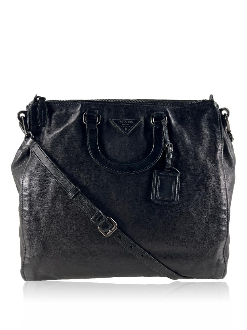 prada prada convertible shopper preto black