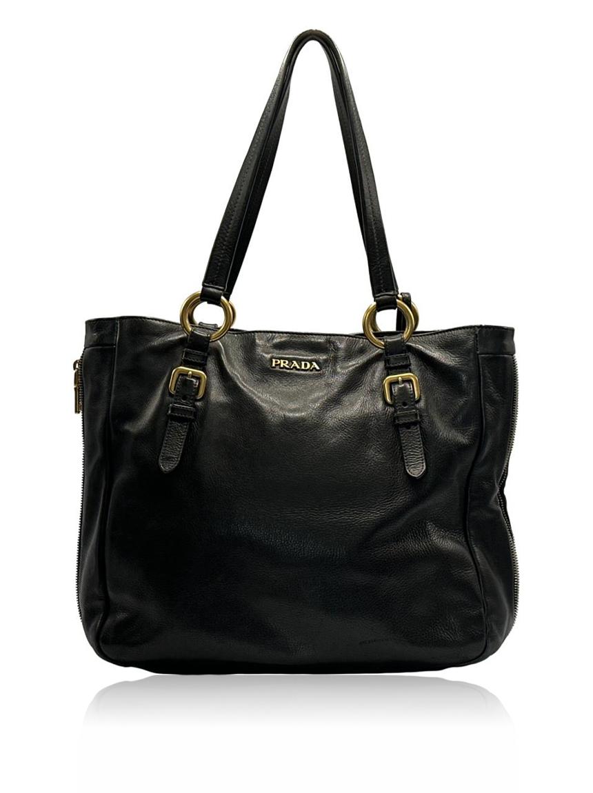 prada prada couro preto black