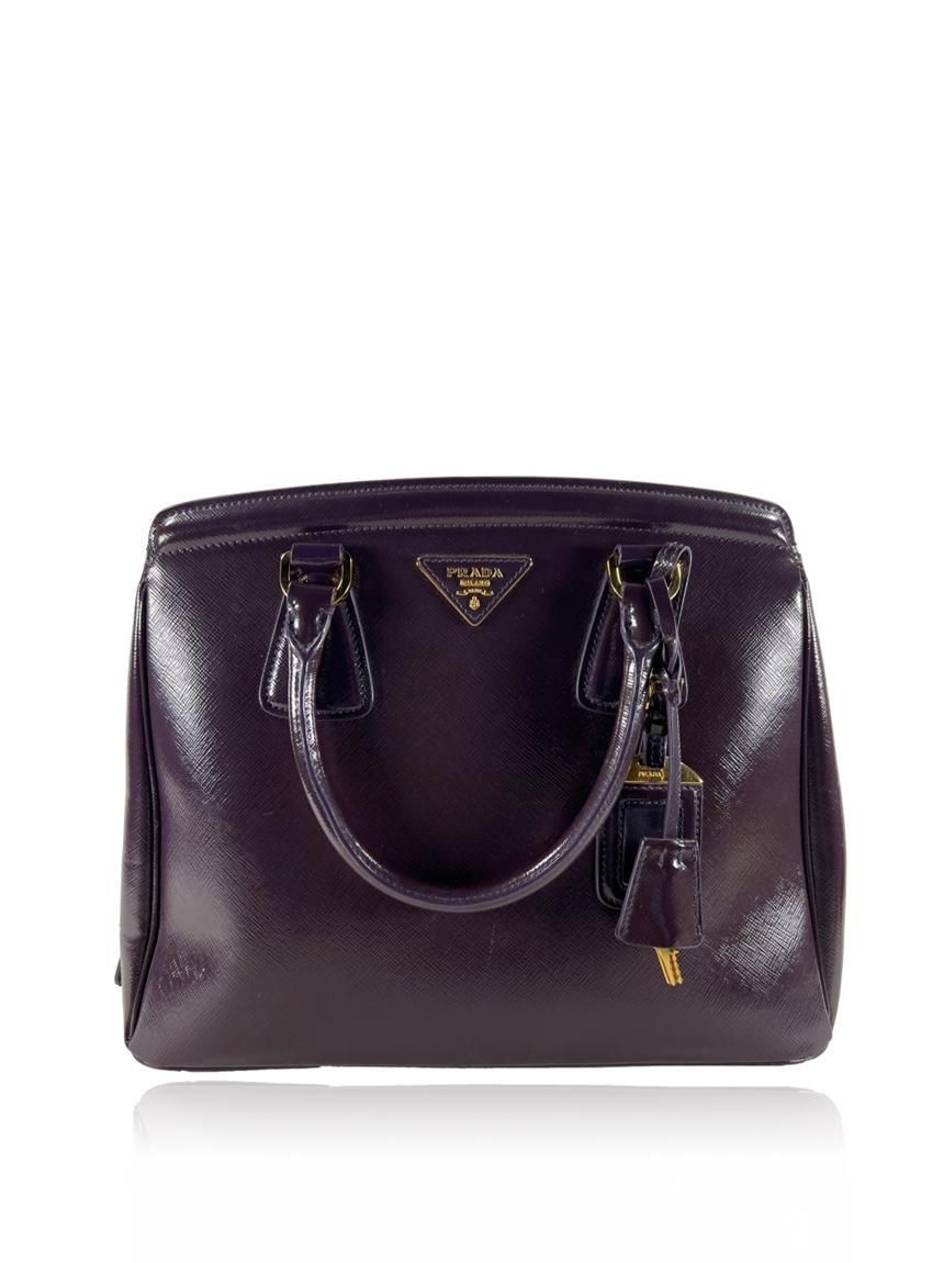 prada prada parabole saffiano vernic roxa purple