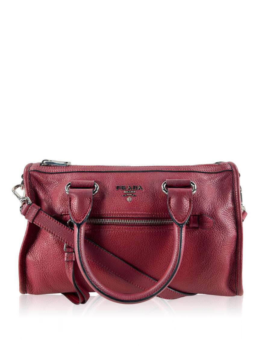 prada prada phenix vitello vermelho red