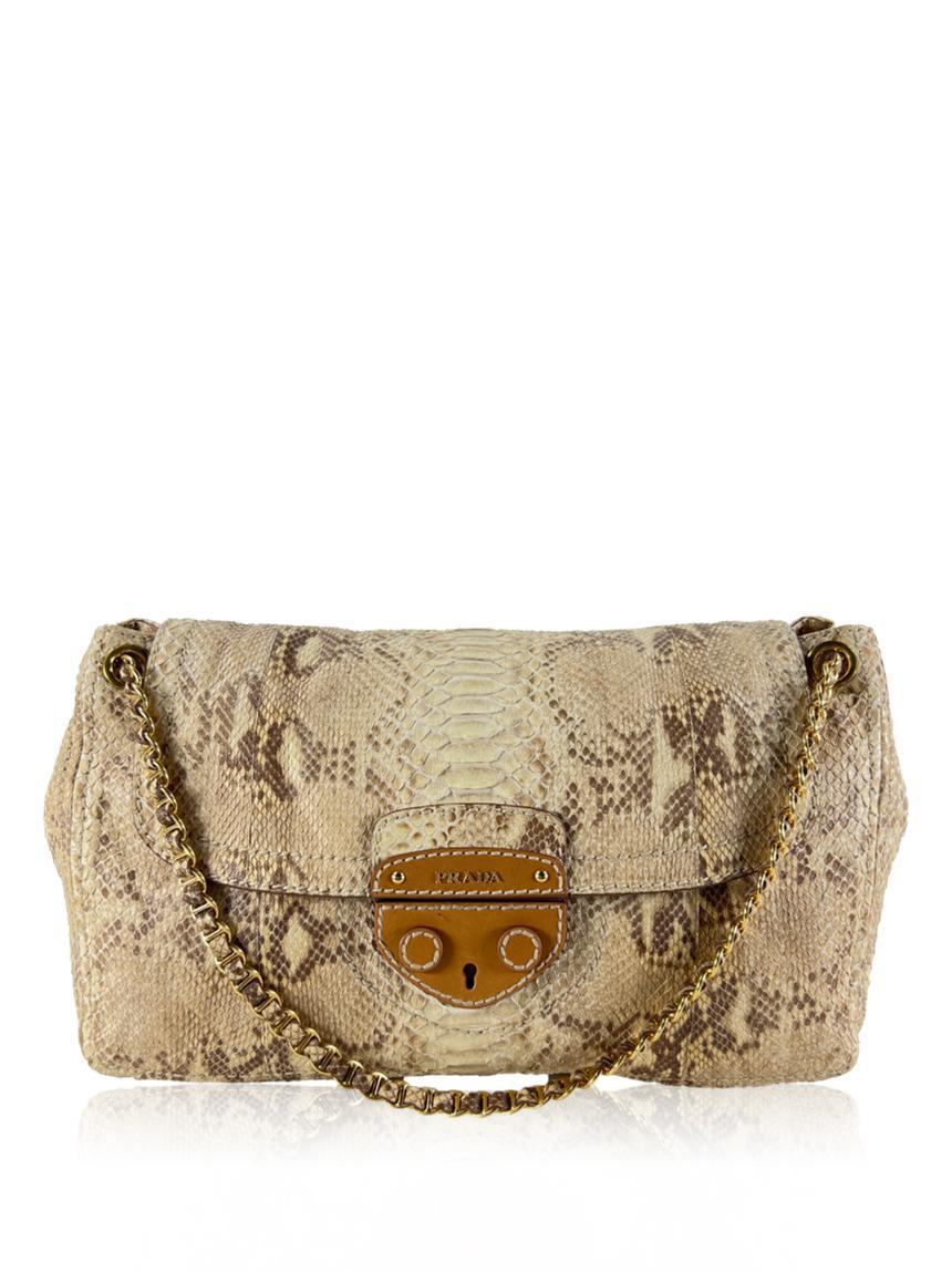 prada prada python delave bege beige