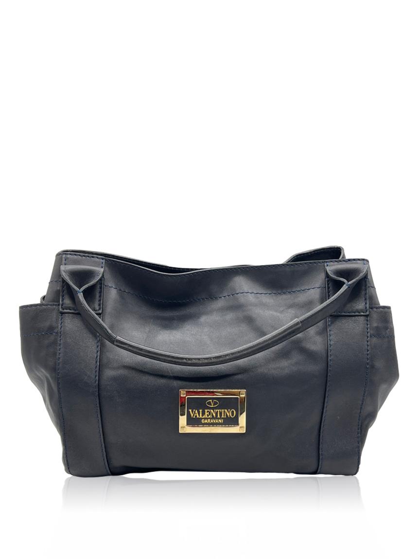 valentino valentino couro bow preto black