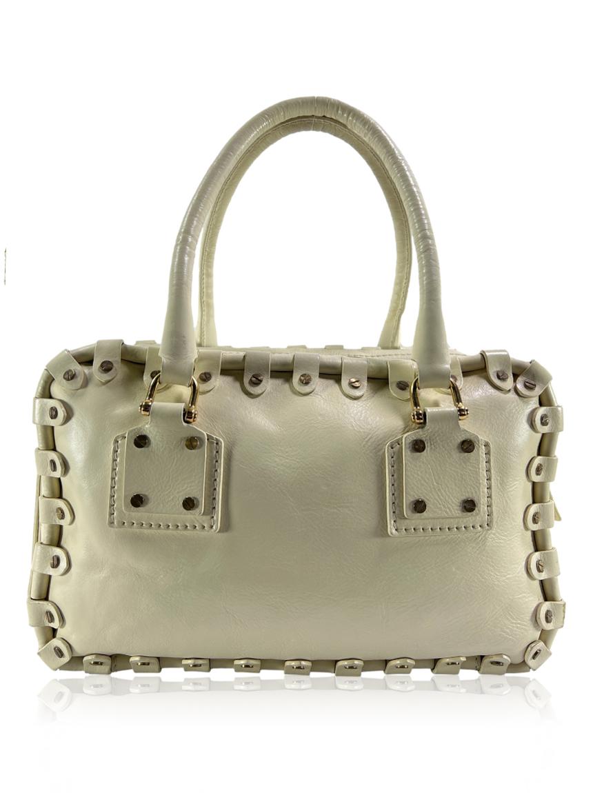valentino valentino couro off white vintage off white