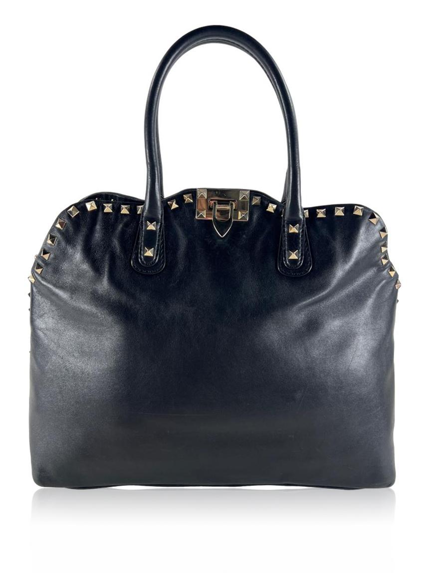 valentino valentino rockstud dome preto black