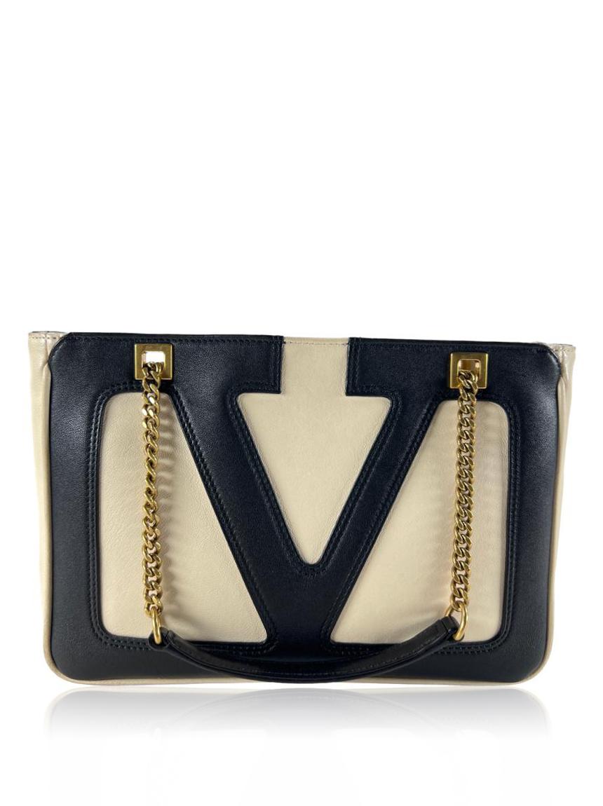 valentino valentino viva superstar bicolor ferragem: ouro envelhecido small