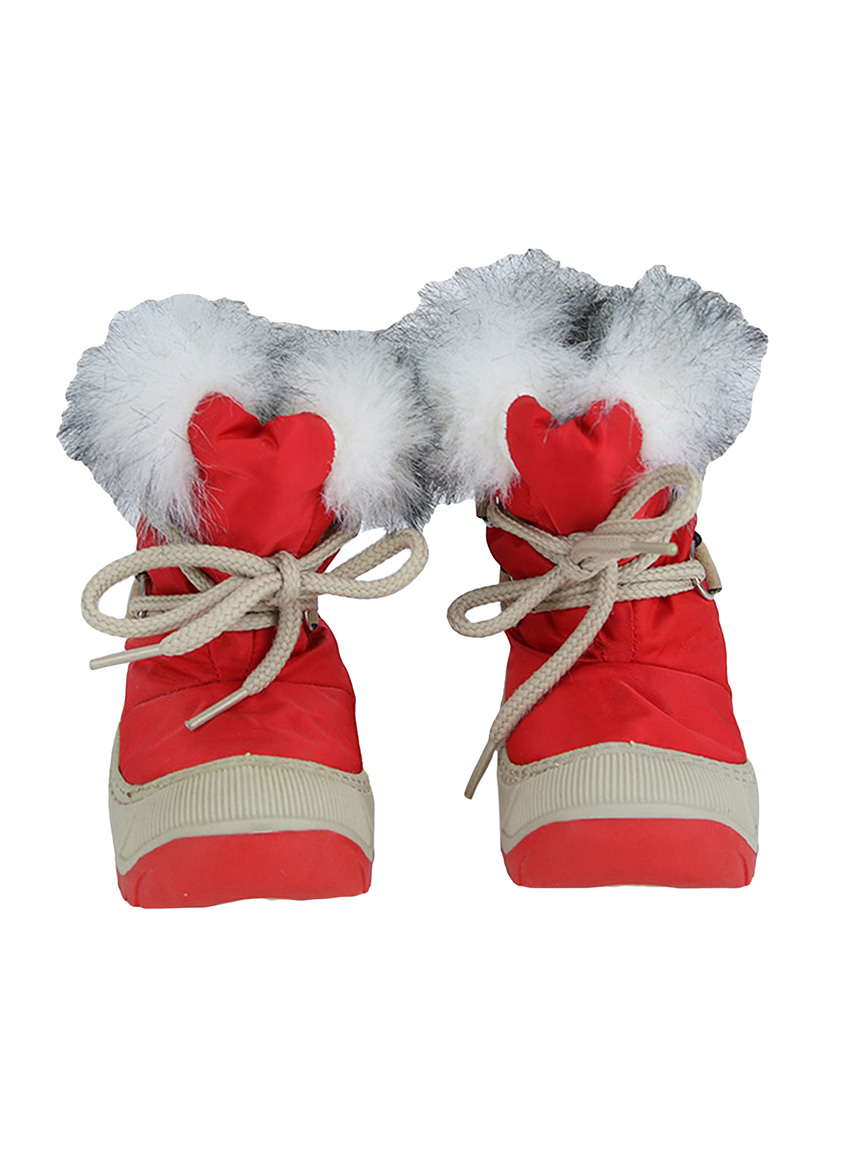 Bota D&G Junior Vermelha Infantil Original BJO66 Etiqueta Única